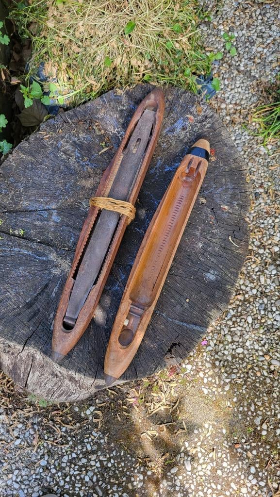 Utrecht - Vintage Grote Houten Weefspoelen, Ophalen of Verzenden