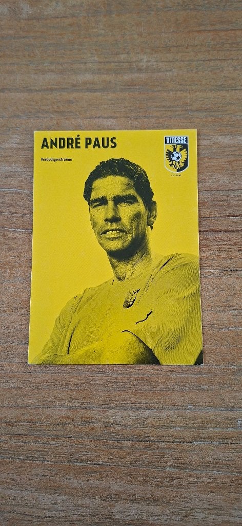 Spelerskaart; Andre Paus # Vitesse, Ophalen of Verzenden, Nieuw, Vitesse, Spelerskaart