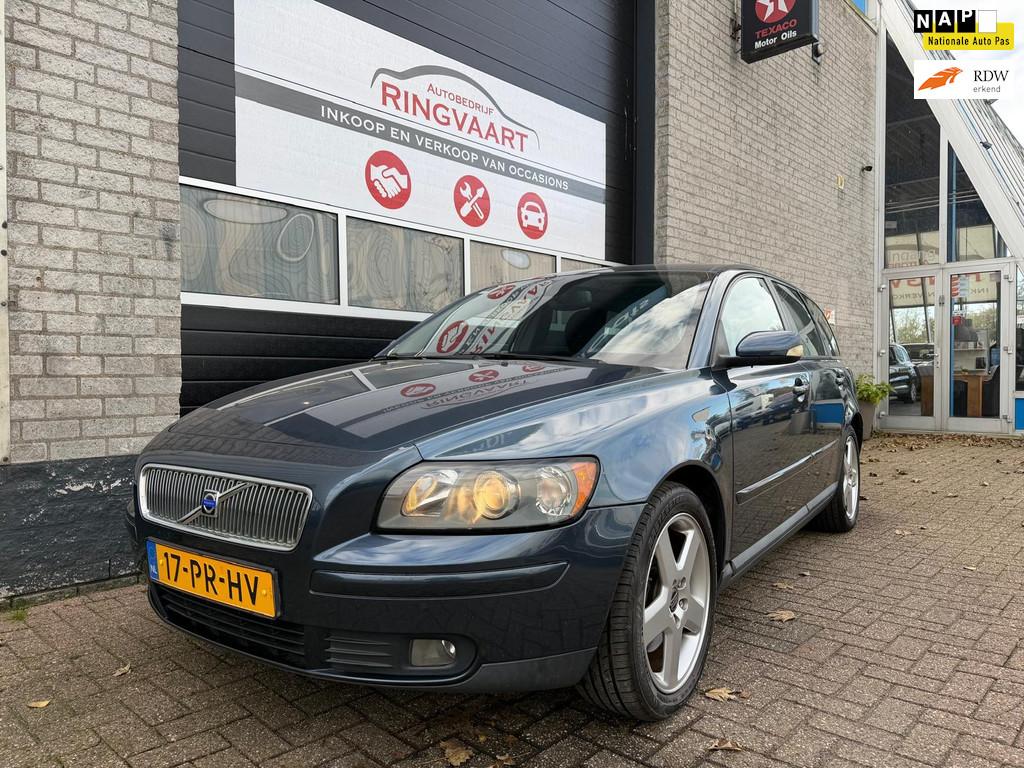Volvo V50 2.4 Momentum nette Auto, 700 kg, Blauw, Origineel Nederlands, Onderhoudsboekje