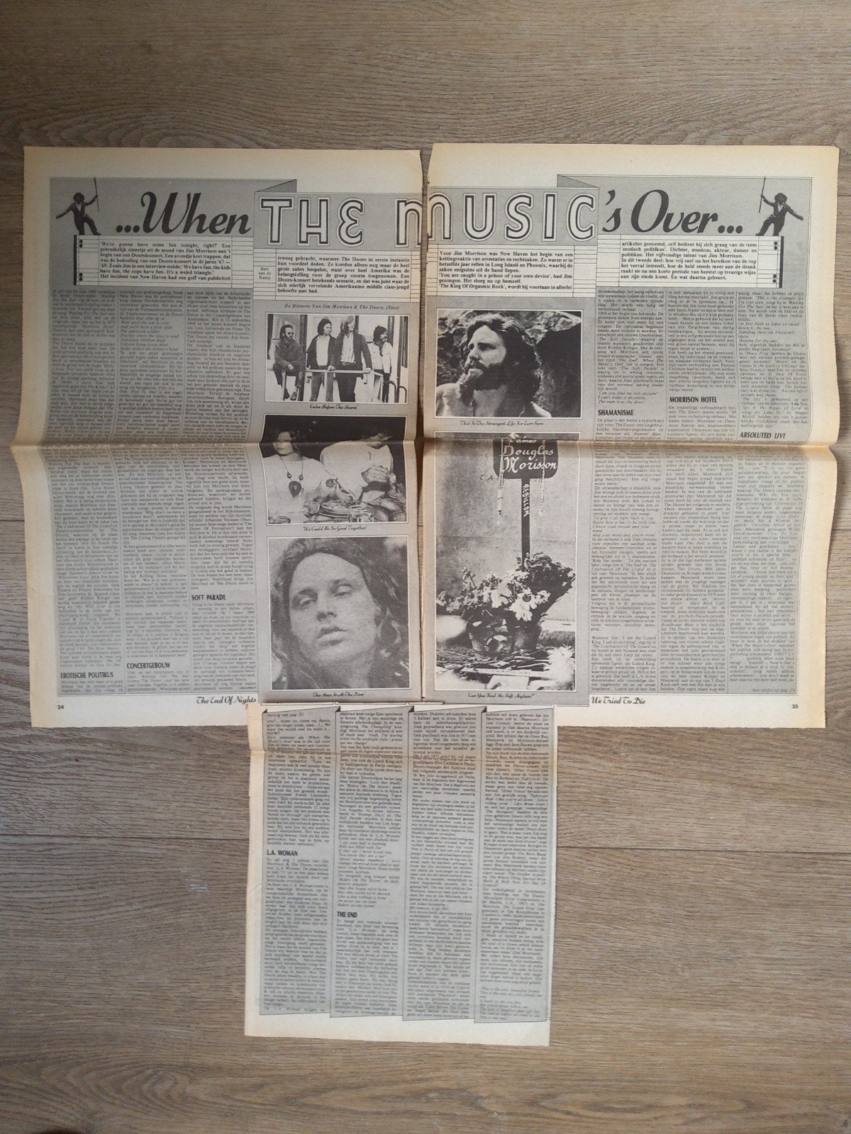 Jim Morrison:  When the music's over, Ophalen of Verzenden, Boek, Tijdschrift of Artikel