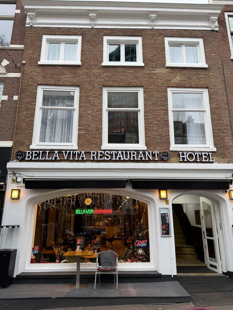 HotelRestaurant BellaVitaToplocatieDenHaagCentrumGrootTerras, Ophalen of Verzenden
