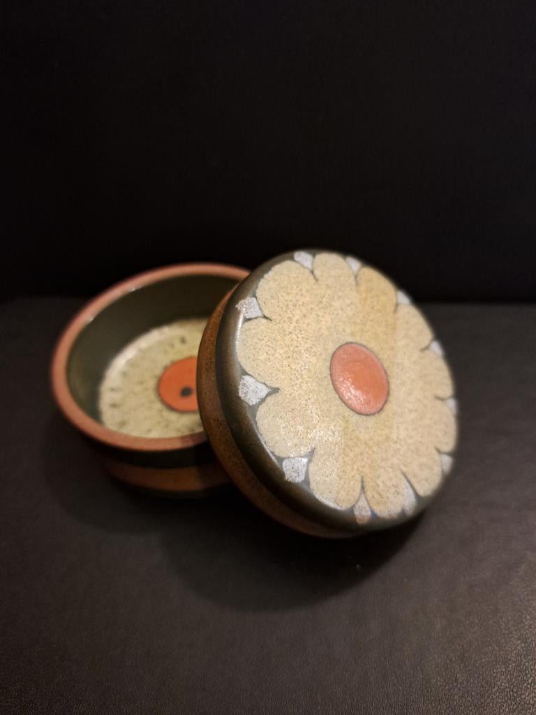 Vintage keramiek pillendoosje, Ophalen of Verzenden