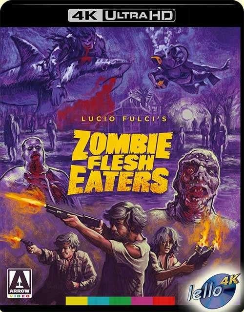 Blu-ray 4K: Zombie Flesh Eaters (1979 Lucio Fulci) UK nNLO, Ophalen of Verzenden, Nieuw in verpakking, Horror