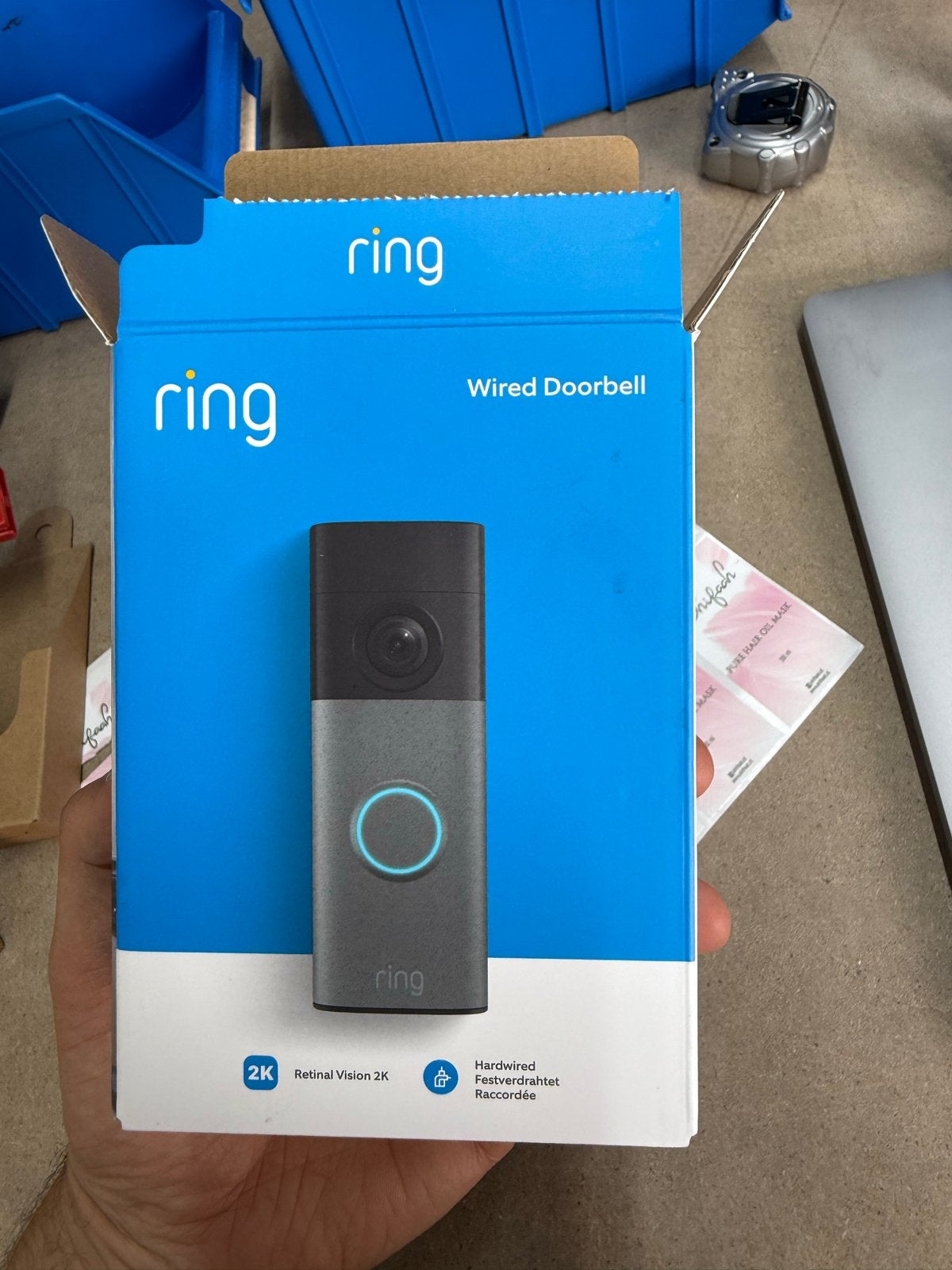 Ring Wired Doorbell - Nieuw in doos, Ophalen of Verzenden, Bewegingsdetectiesensor, Nieuw, Bedraad