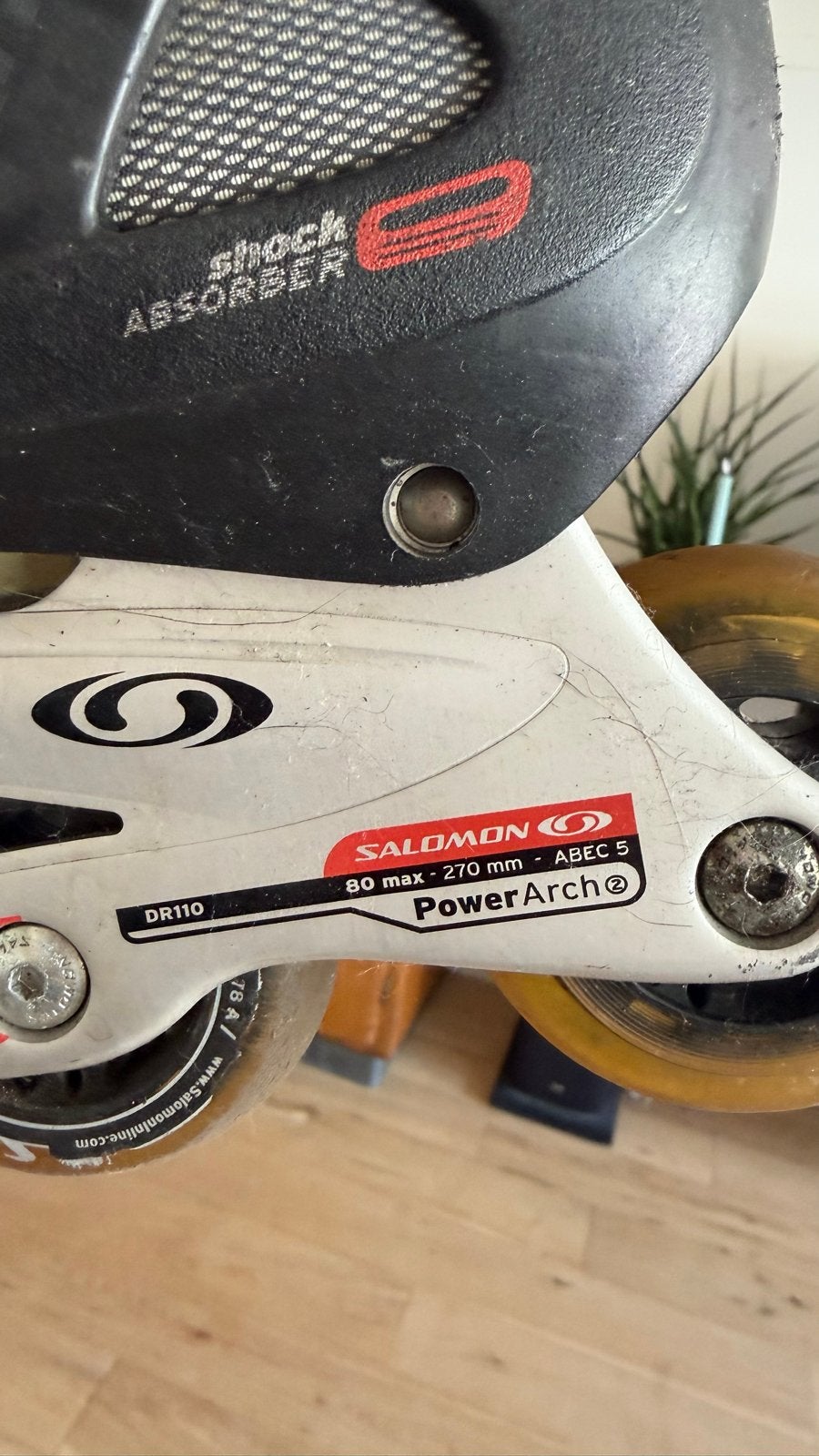 Salomon Inline Skates - Maat 44 - Gebruikt, Gebruikt, Heren, Inline skates 4 wielen, Salomon