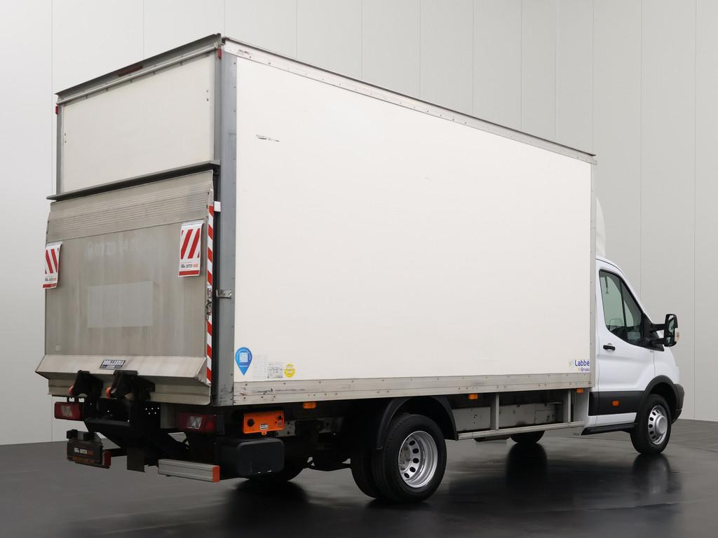 Ford Transit 2.0TDCi 170PK Bakwagen+Laadklep | Euro 6 | Daks, Auto's, Bestelauto's, Gebruikt, 2800 kg, Wit, Multifunctioneel stuurwiel