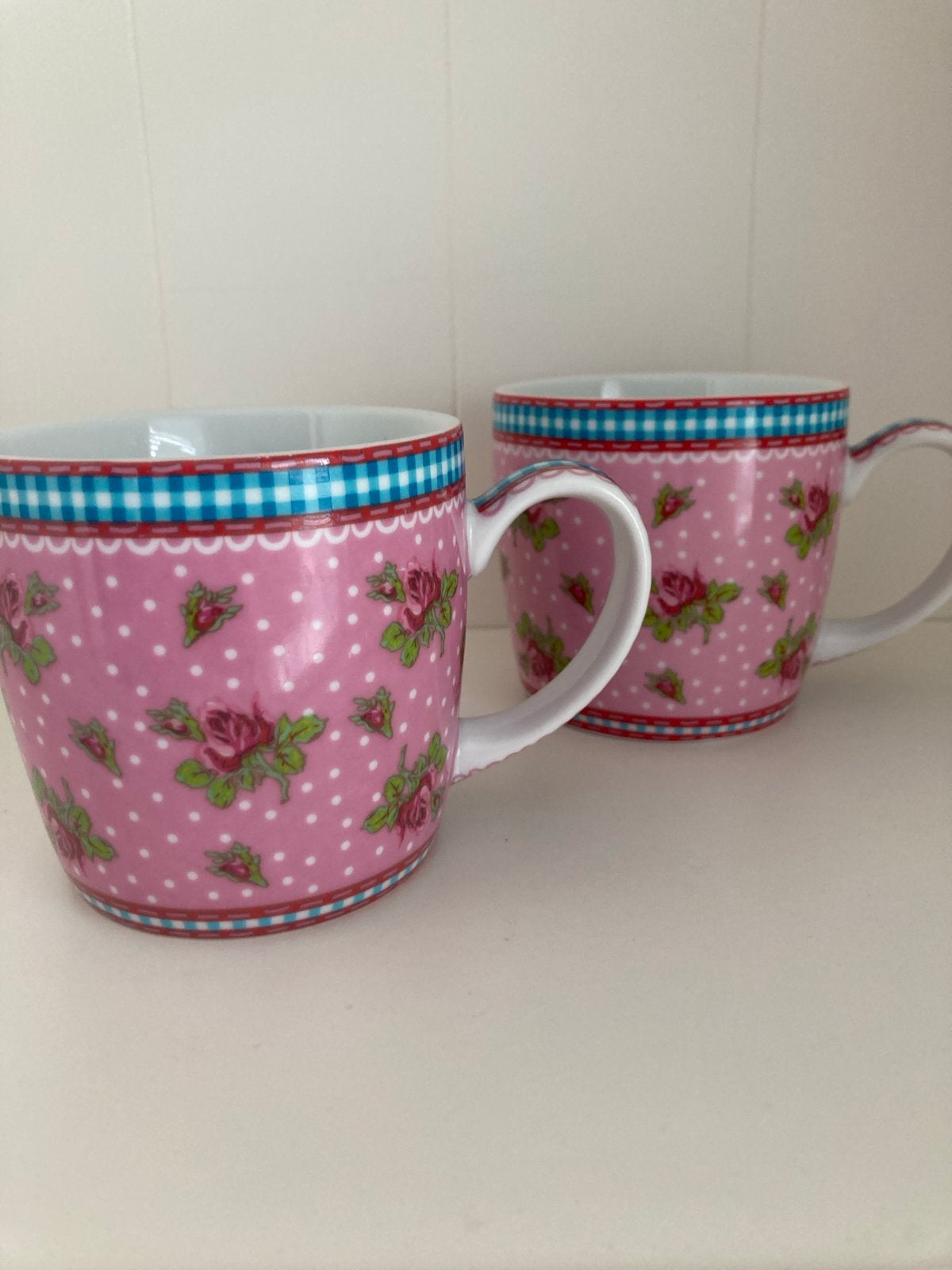 Pip Studio Royal Raja set van 2 Rose mokken, Pip Studio, Zo goed als nieuw, Modern, Porselein