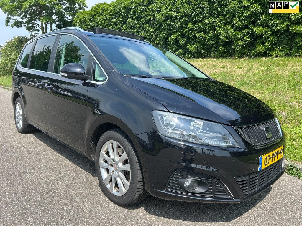 Seat Alhambra 2.0 TDI Style 7p - Panoramadak - Clima - Cruis, Auto's, Voorwielaandrijving, Euro 5, Gebruikt, 7 stoelen