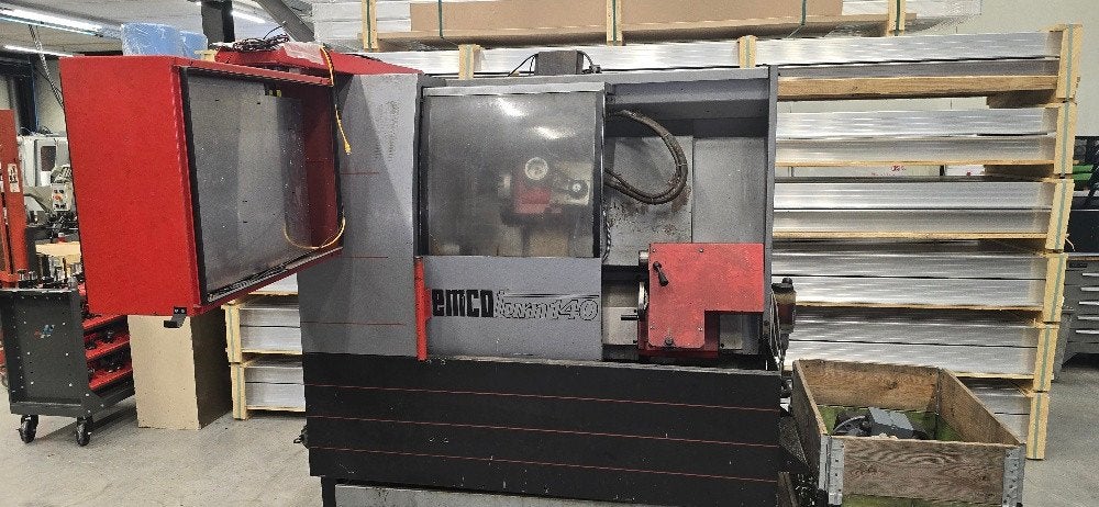 Emco 140 CNC draaibank, Ophalen, Gebruikt, Metaaldraaibank, Computergestuurd (Cnc)