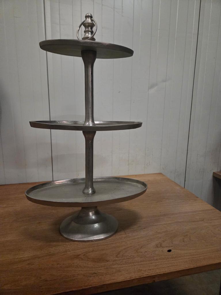 Grote, zware etagere - Super gave blikvanger!, Huis en Inrichting, Woonaccessoires | Etagères, Ophalen