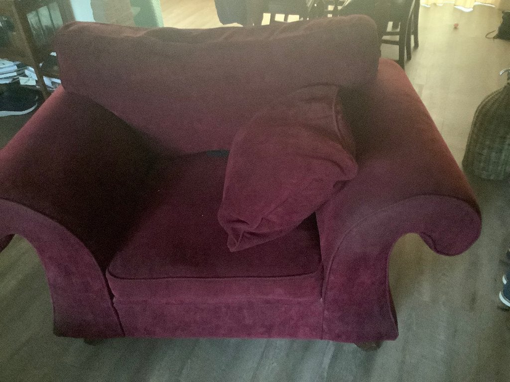 Love Seat. Groot 135/90/90, Ophalen, Gebruikt, Stof, 75 tot 100 cm