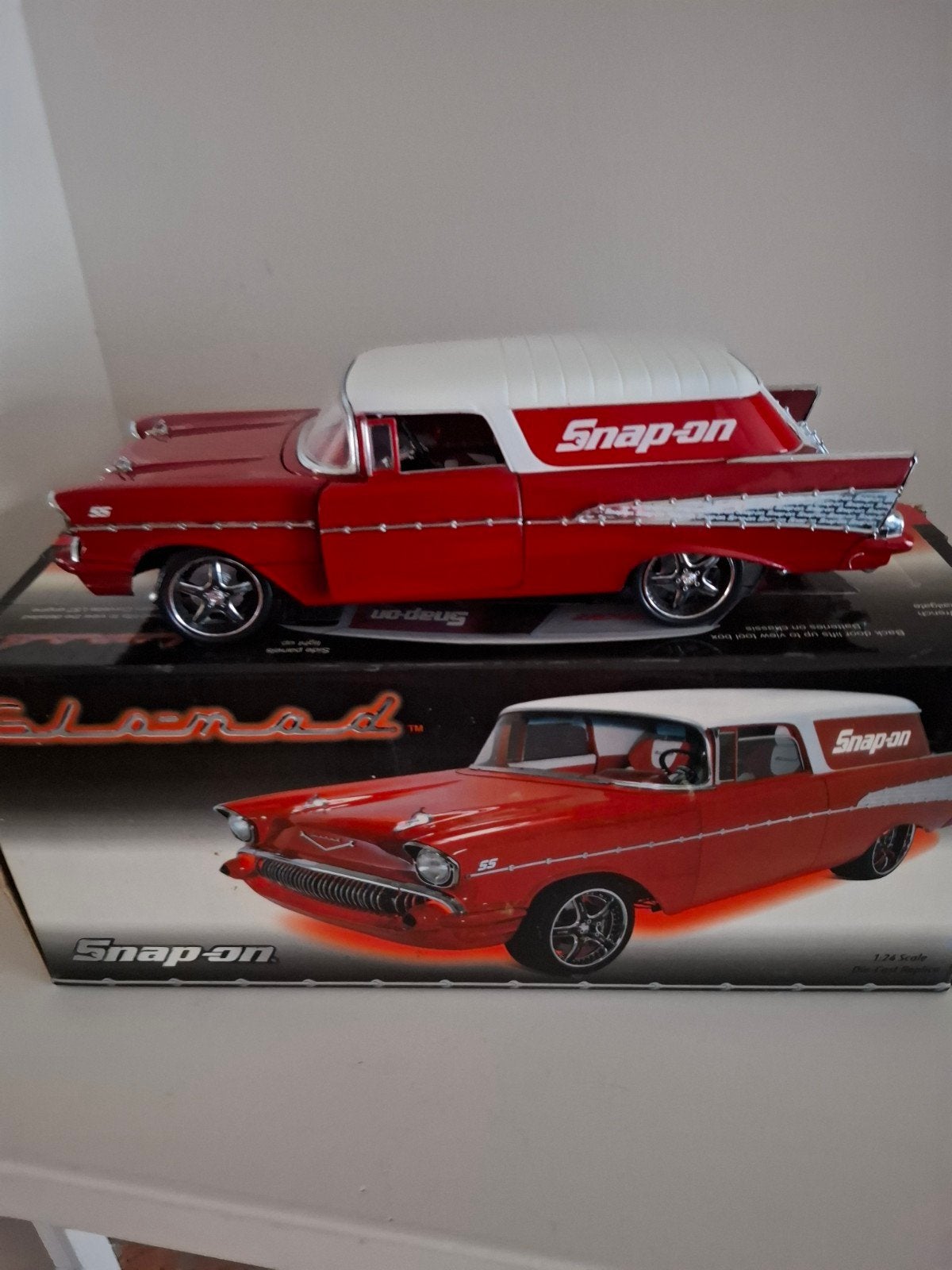 Snap-on Chevrolet Bel Air Nomad Modelauto, Ophalen of Verzenden, Zo goed als nieuw, Auto, Overige merken