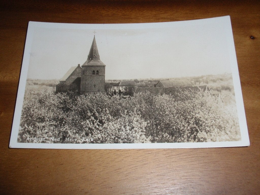 Andelst Ned Herv Kerk Uitg vadepo, Verzenden, 1940 tot 1960, Gelopen, Gelderland