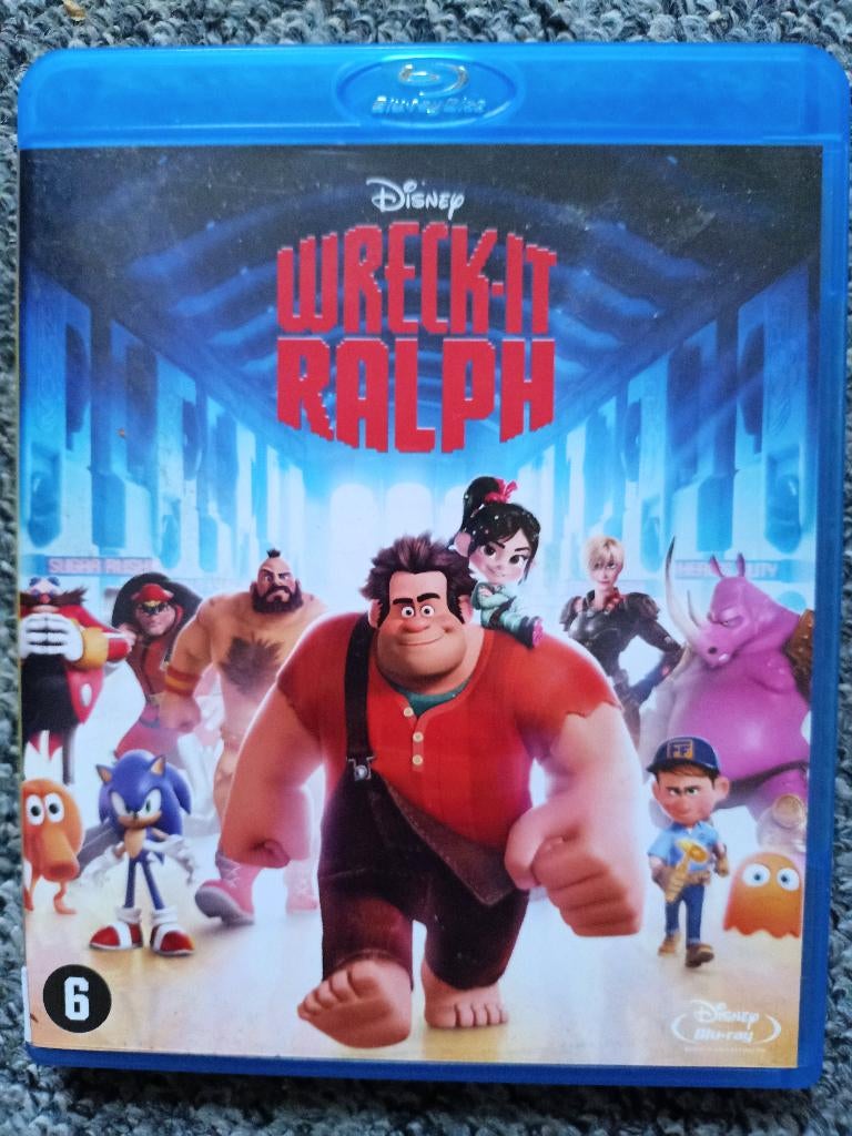 Wreck it Ralph - Disney classics - Blu-ray, Cd's en Dvd's, Blu-ray, Ophalen of Verzenden, Zo goed als nieuw, Tekenfilms en Animatie