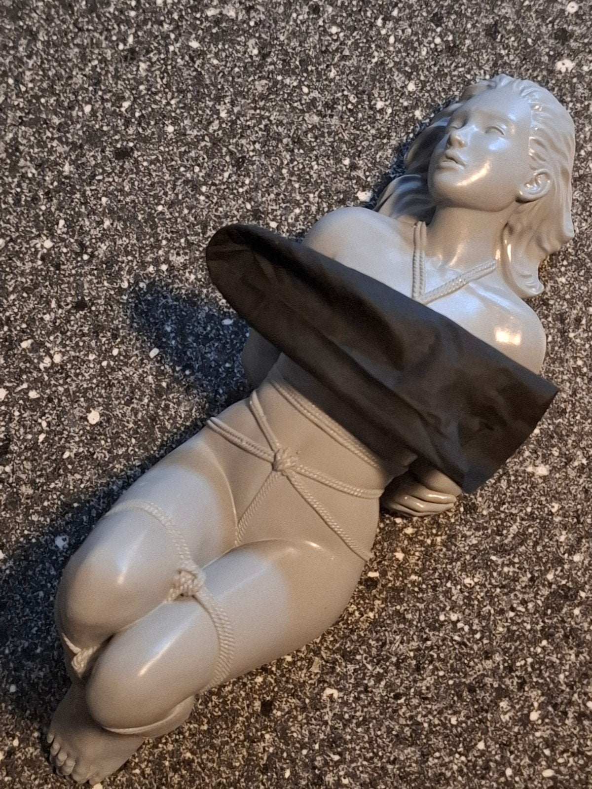 Gedetailleerd naakt beeld van hars, Minder dan 20 cm, Verzenden, Kunststof, Beeld
