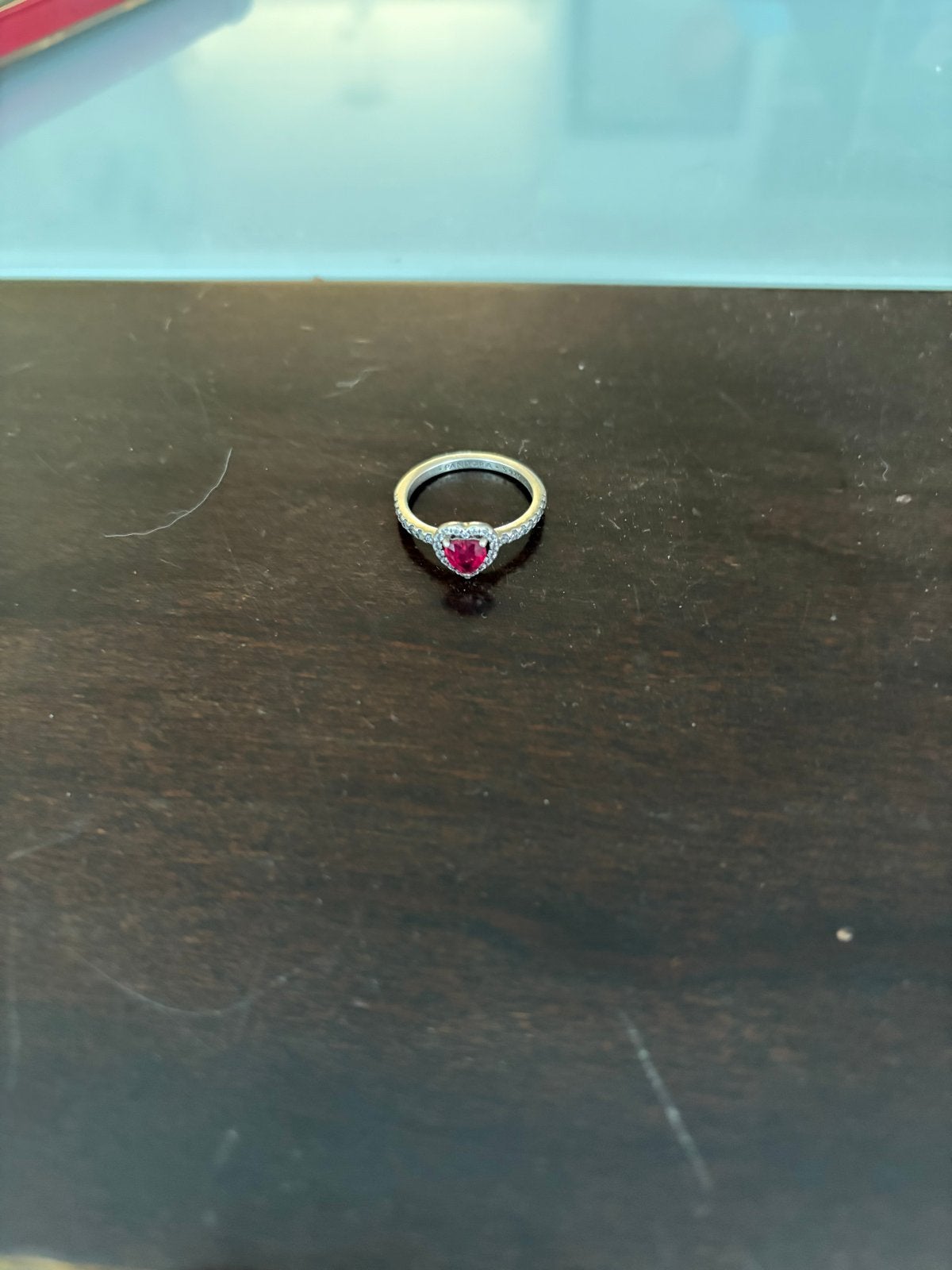Pandora ring, Sieraden, Tassen en Uiterlijk, Ringen, Nieuw, Ophalen of Verzenden, 17 tot 18, Met edelsteen