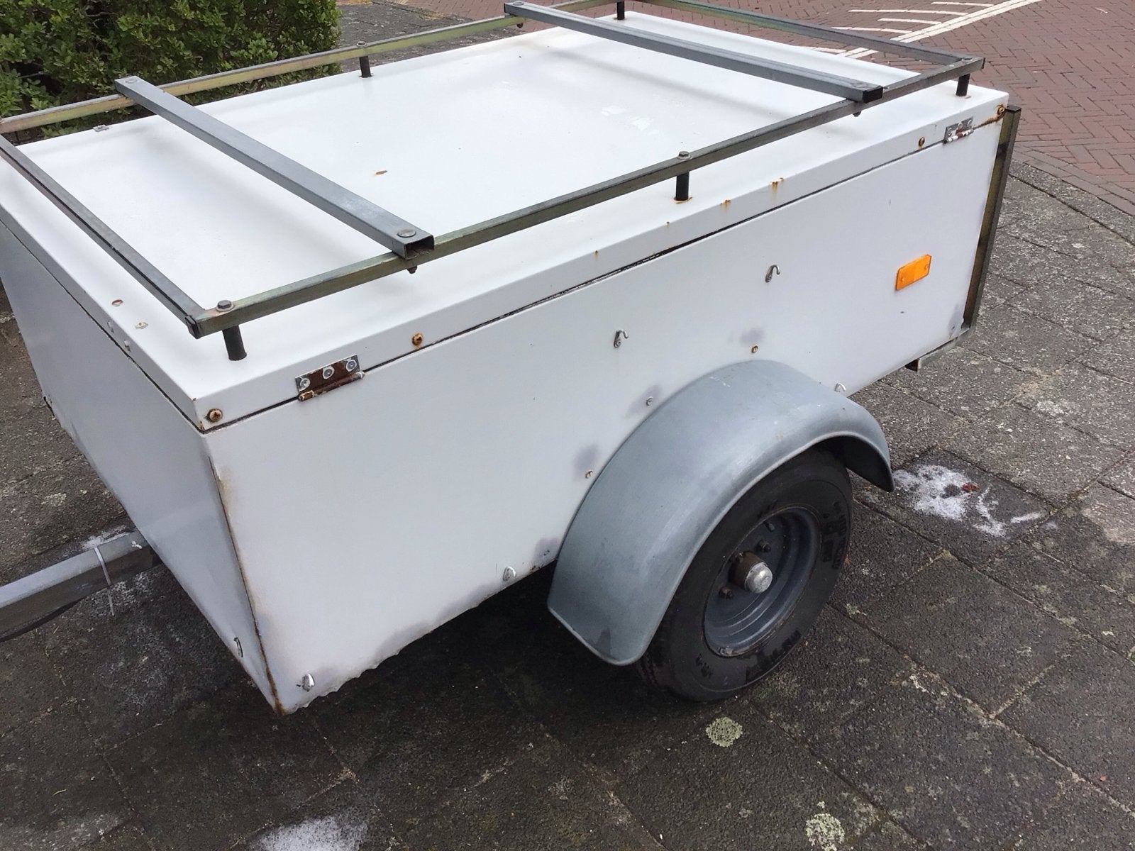 Compacte aanhangwagen met imperiaal, Auto diversen, Aanhangers en Bagagewagens, Ophalen, Gebruikt
