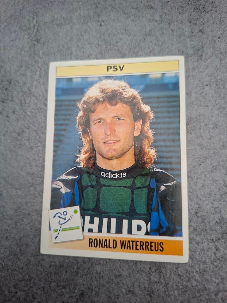 Panini sticker Voetbal 95. Ronald Waterreus PSV Eindhoven., Verzenden, Zo goed als nieuw, Sticker