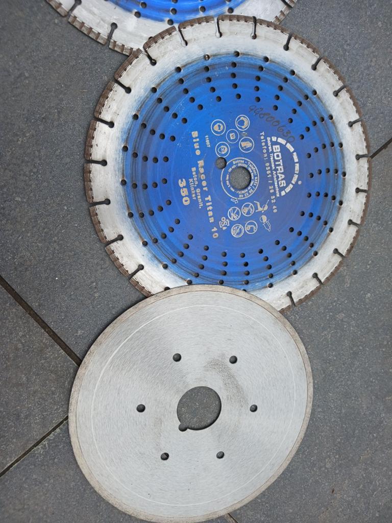 Beton zaagblad, Doe-het-zelf en Verbouw, Gereedschap | Zaagmachines, Ophalen of Verzenden, 1200 watt of meer, Afkortzaag, 70 mm of meer