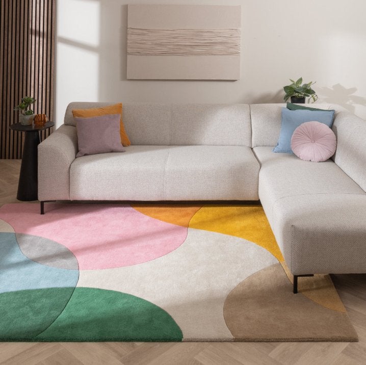 Studio Clarice Clarice Multicolor – 230  330 cm – 100% wol, Huis en Inrichting, 200 cm of meer, Abstract/Modern, Rechthoekig, Nieuw