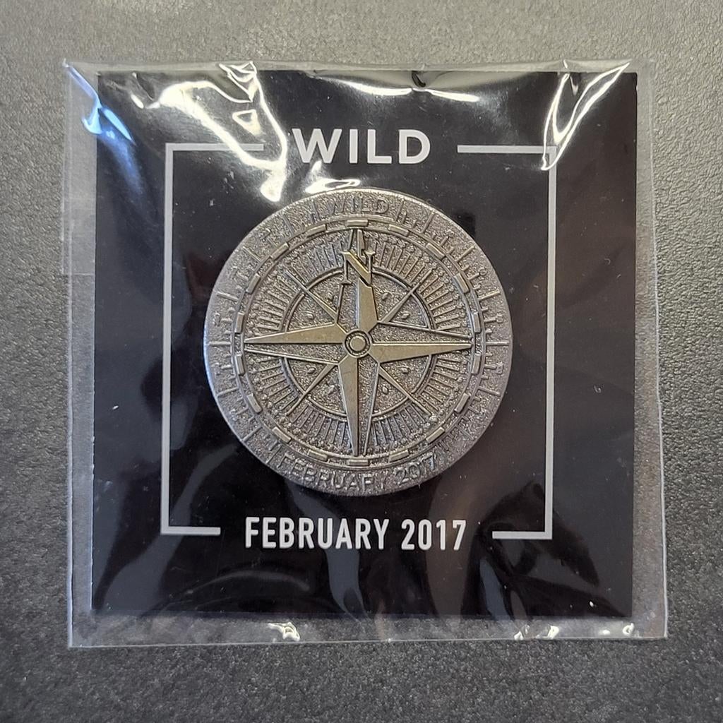 Loot Gaming WILD Februari 2017 Kompas Pin, Verzamelen, Ophalen of Verzenden, Nieuw, Overige onderwerpen, Speldje of Pin