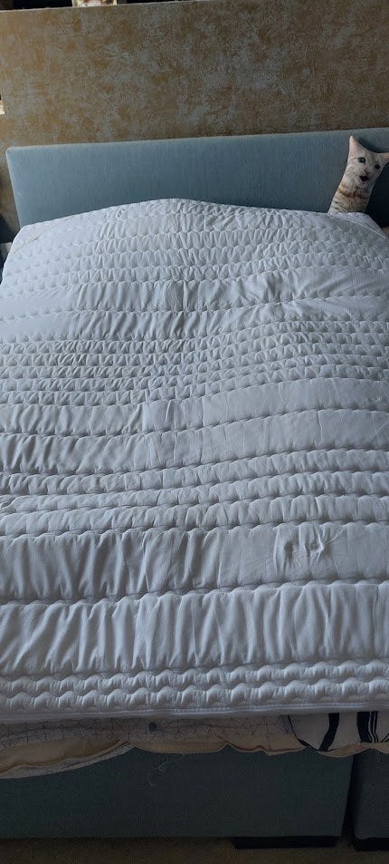 matras topper 140 x 200, Huis en Inrichting, Ophalen, Tweepersoons, 140 cm, Zo goed als nieuw