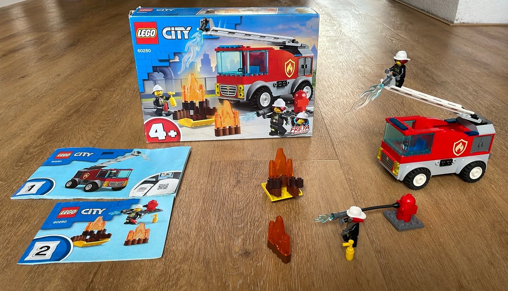LEGO City Ladderwagen 60280, Ophalen of Verzenden, Zo goed als nieuw