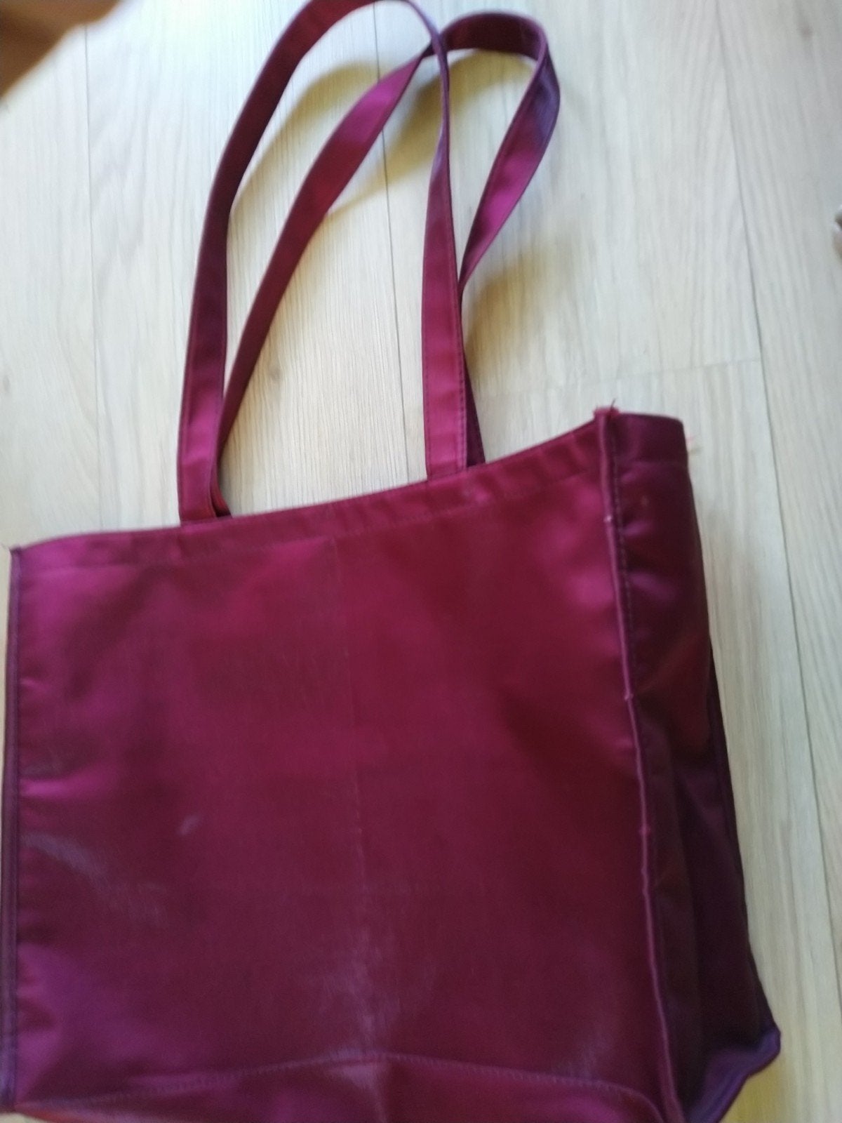 Bordeauxrode handtas, Sieraden, Tassen en Uiterlijk, Tassen | Damestassen, Ophalen, Zo goed als nieuw, Rood, Handtas