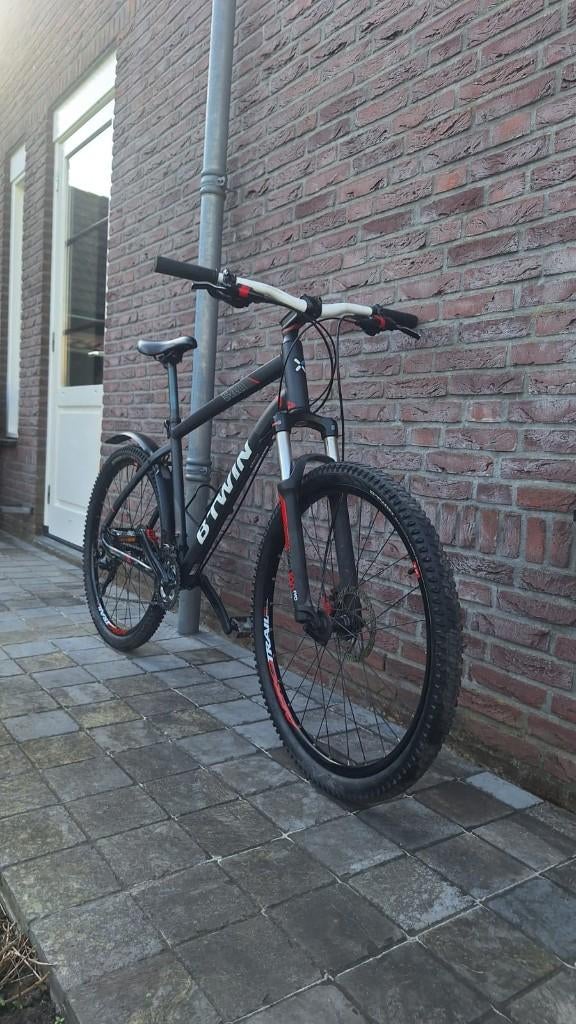 BTWIN Rockrider 540 mountainbike met schijfremmen, Gebruikt, Hardtail, Heren, Schijfrem