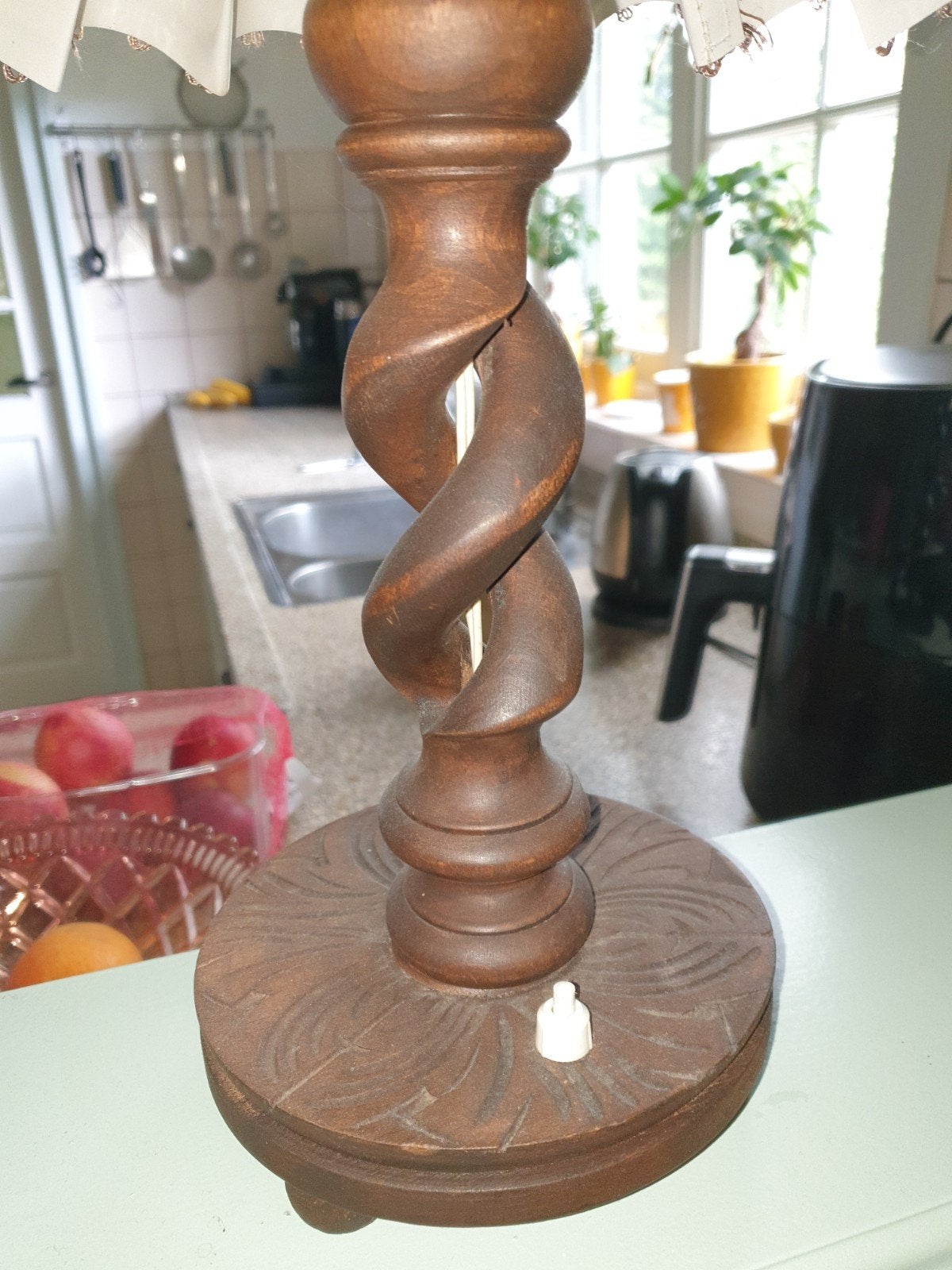 Mooie Biedermeier tafellamp, Ophalen of Verzenden