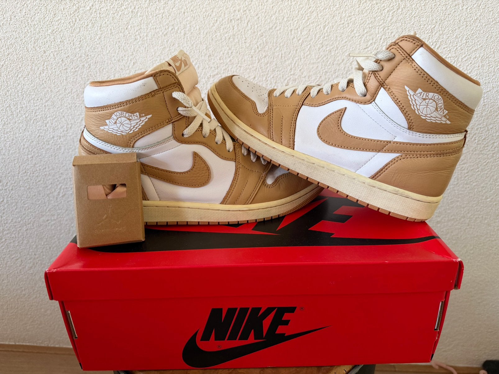 Originele Nike Women Air Jordan 1 Retro High OG - Maat 42,5, Ophalen of Verzenden, Zo goed als nieuw, Wit, Sportschoenen