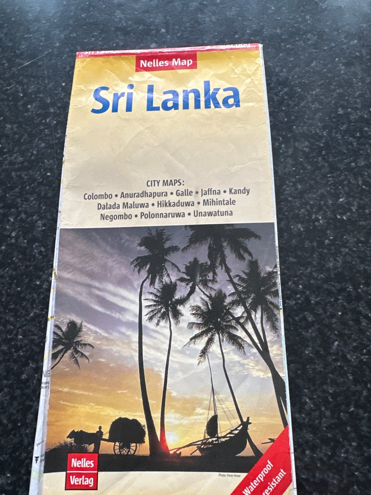 Nelles Map Sri Lanka - Waterbestendige Kaart, Overige merken, Ophalen of Verzenden, Zo goed als nieuw, Reisgids of -boek