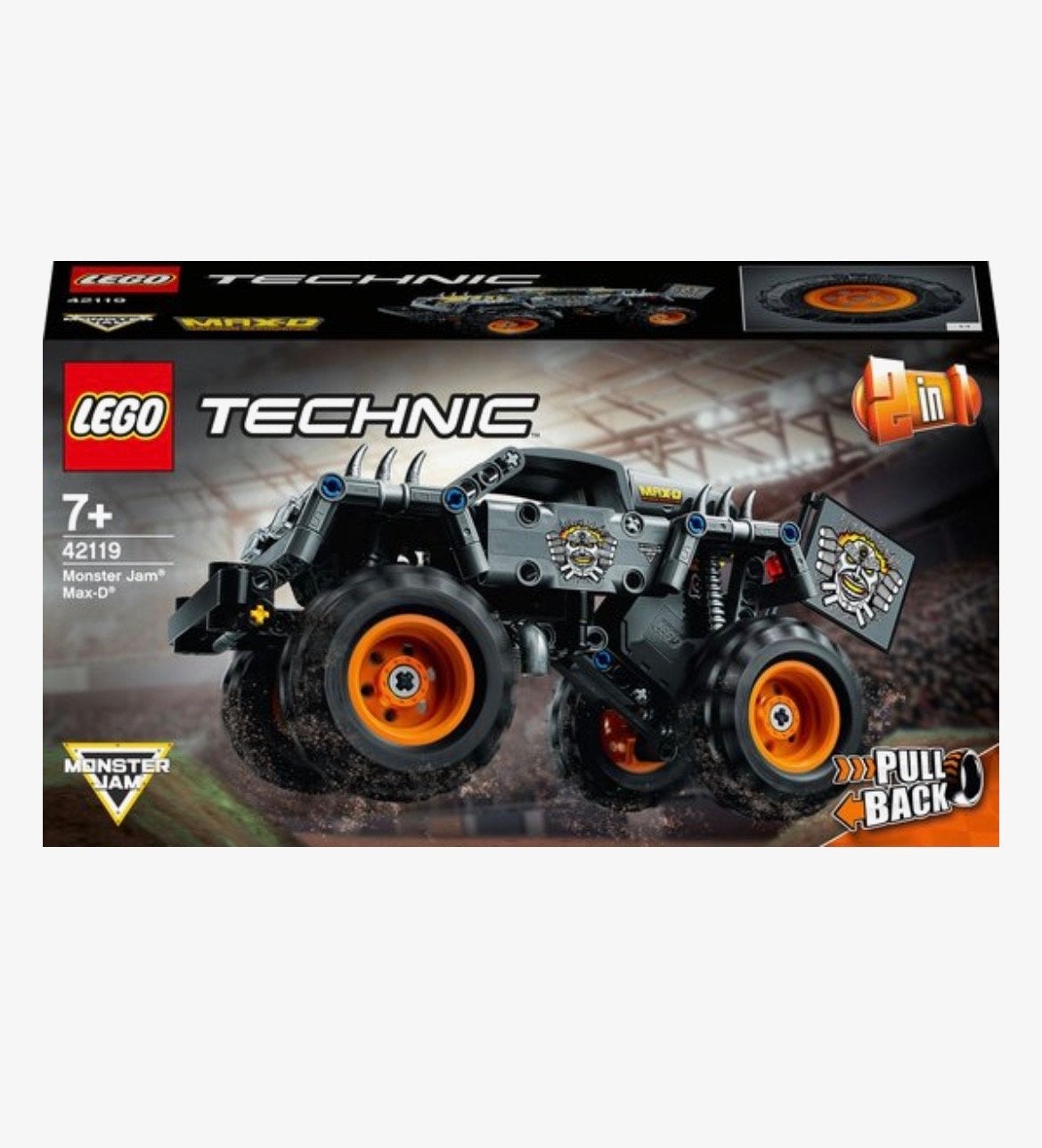 Lego Technic 42119 Monster Jam Max-D, Ophalen, Gebruikt, Lego, Complete set
