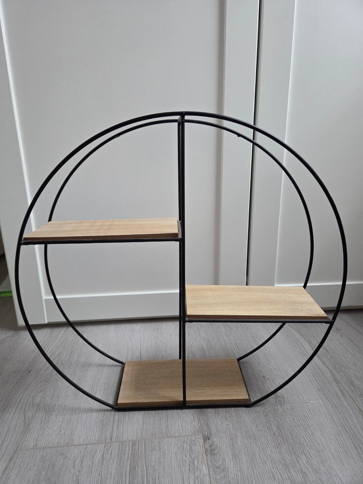 Rond rek met houten planken, Ophalen, Gebruikt
