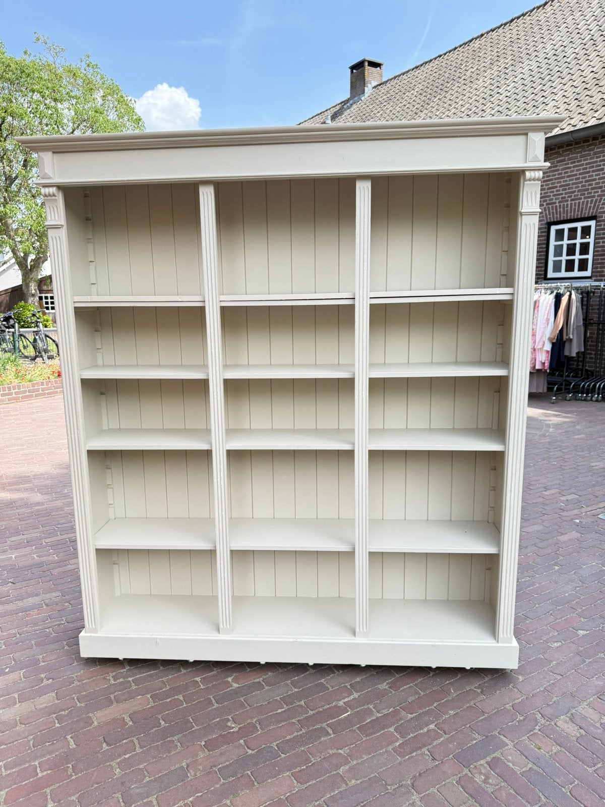 Landelijke Riviera stijl open kast, Ophalen, Gebruikt, 200 cm of meer, 150 tot 200 cm