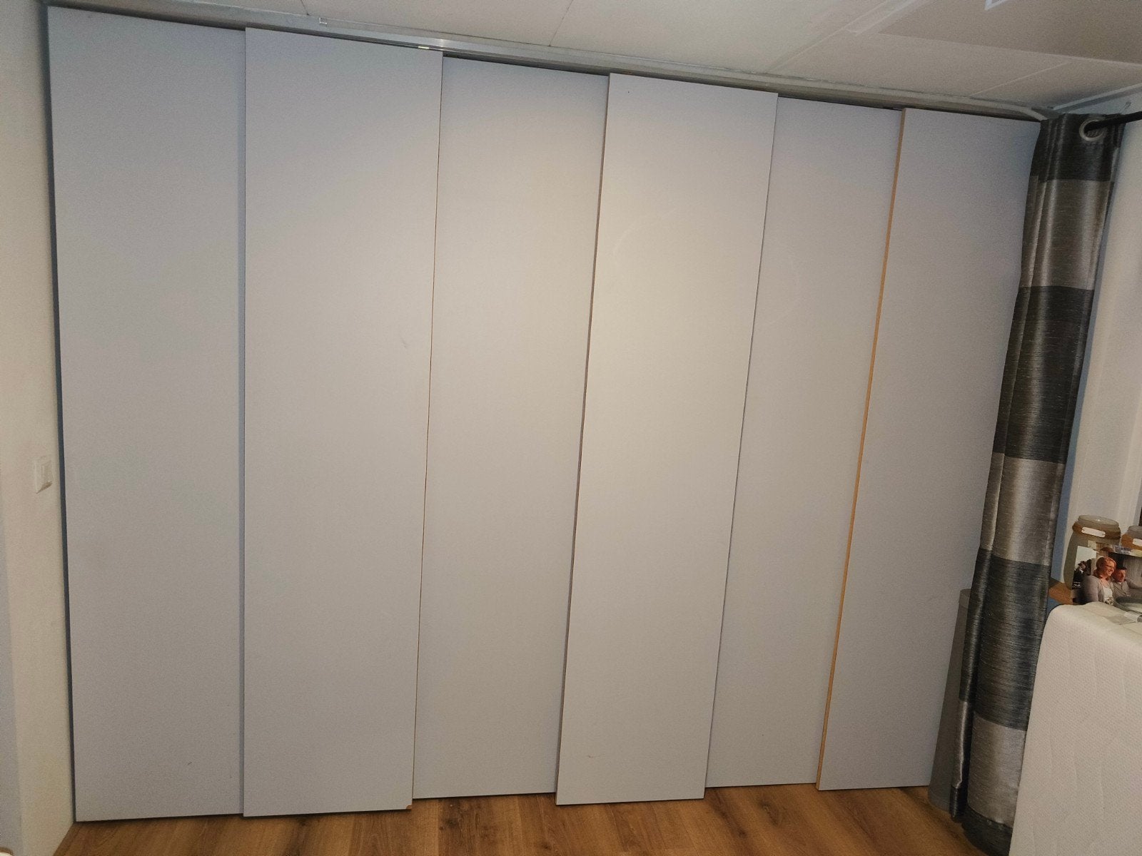 6 Schuifdeuren voor kast of ruimte, 273.5x218cm, Ophalen, Gebruikt, Binnendeur, Schuifdeur