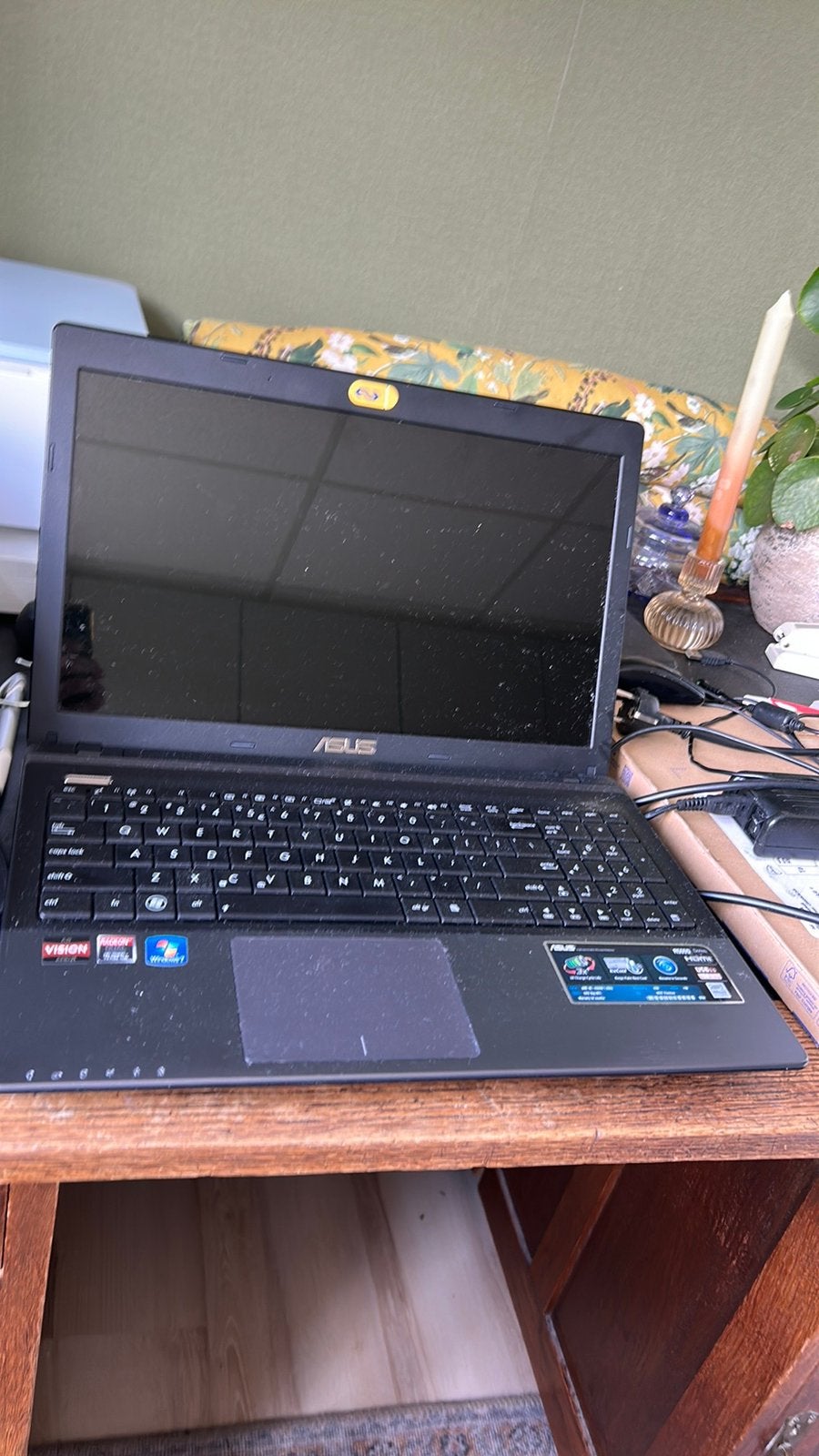Asus laptop R500D series, HDD, 15 inch, Minder dan 2 Ghz, Ophalen of Verzenden