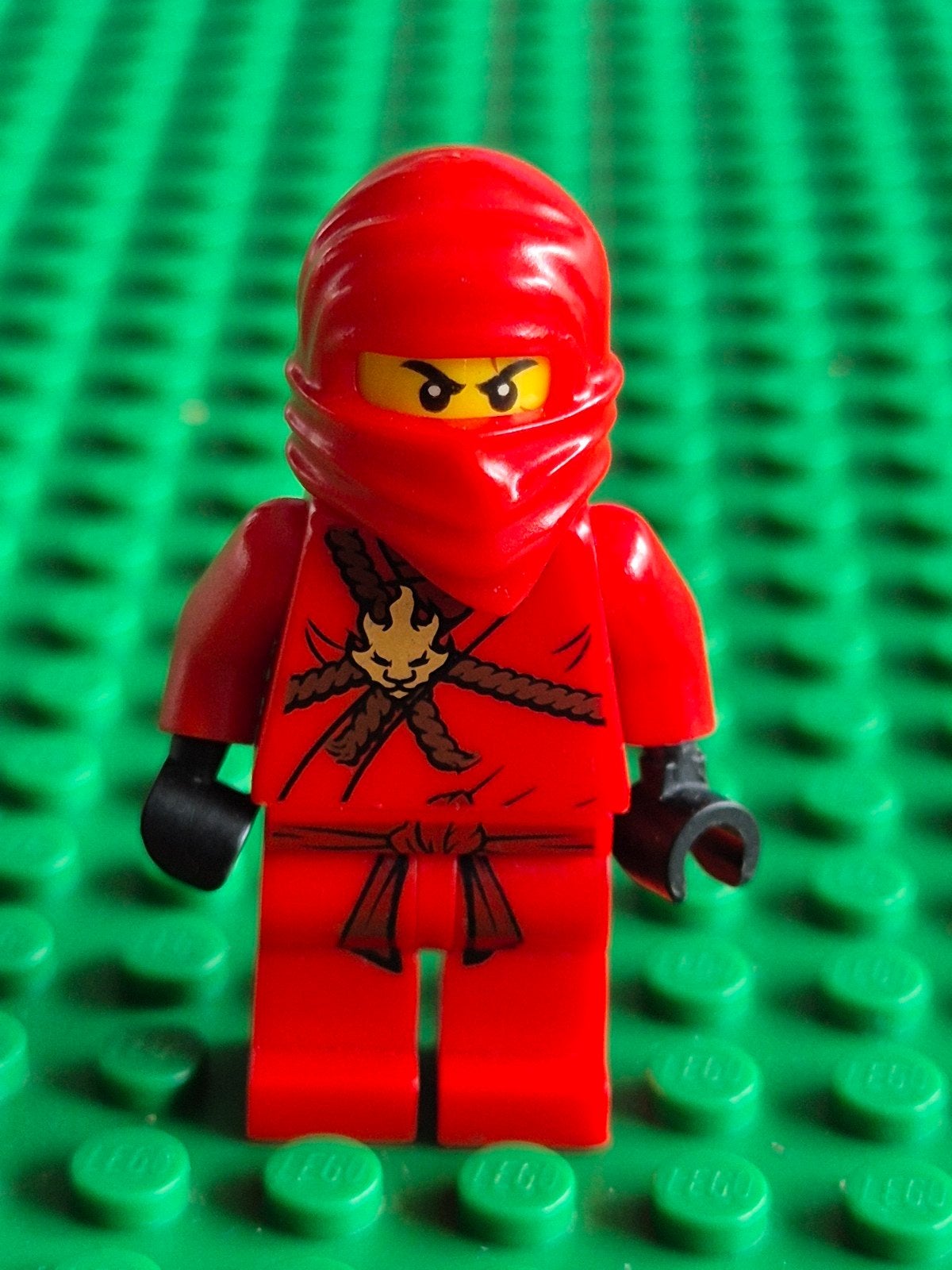 LEGO Ninjago Kai minifiguur - Rode Ninja, Lego, Ophalen of Verzenden, Zo goed als nieuw, Minifiguur