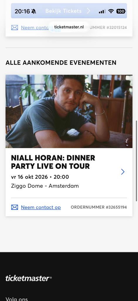 Niall Horan 16 oktober, Twee personen, Oktober