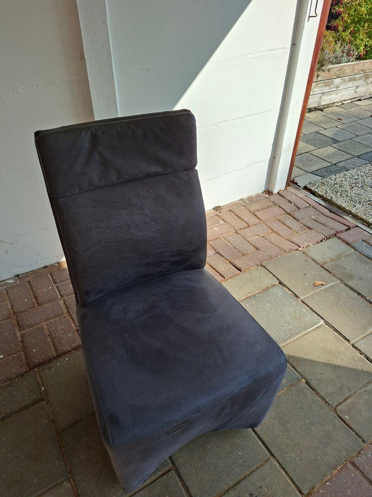 stoelen kleur blauw grijs, Huis en Inrichting, Ophalen, Gebruikt