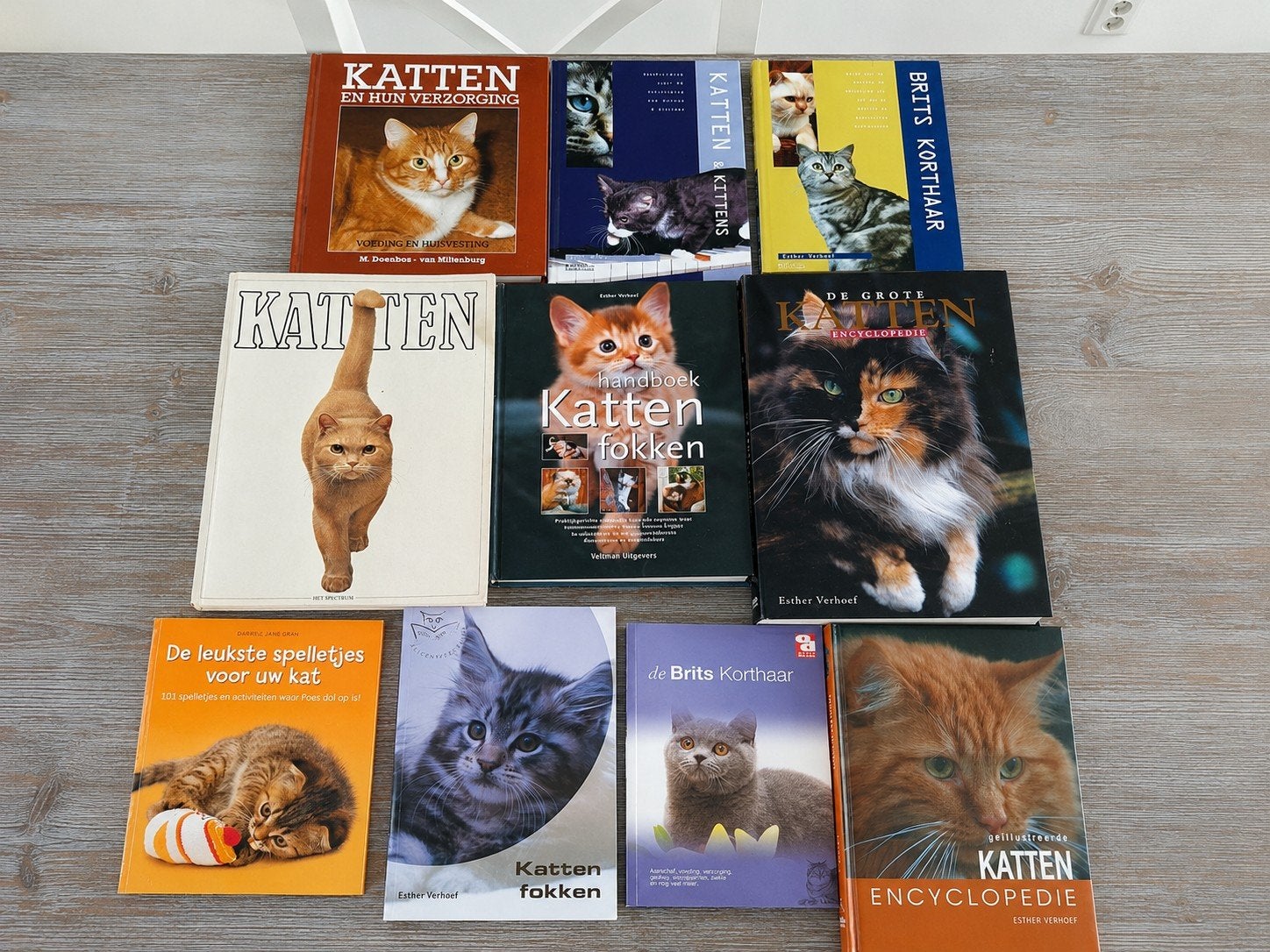 10 kattenboeken – fokken, verzorging, Brits Korthaar & encyc, Boeken, Ophalen of Verzenden, Gelezen, Katten