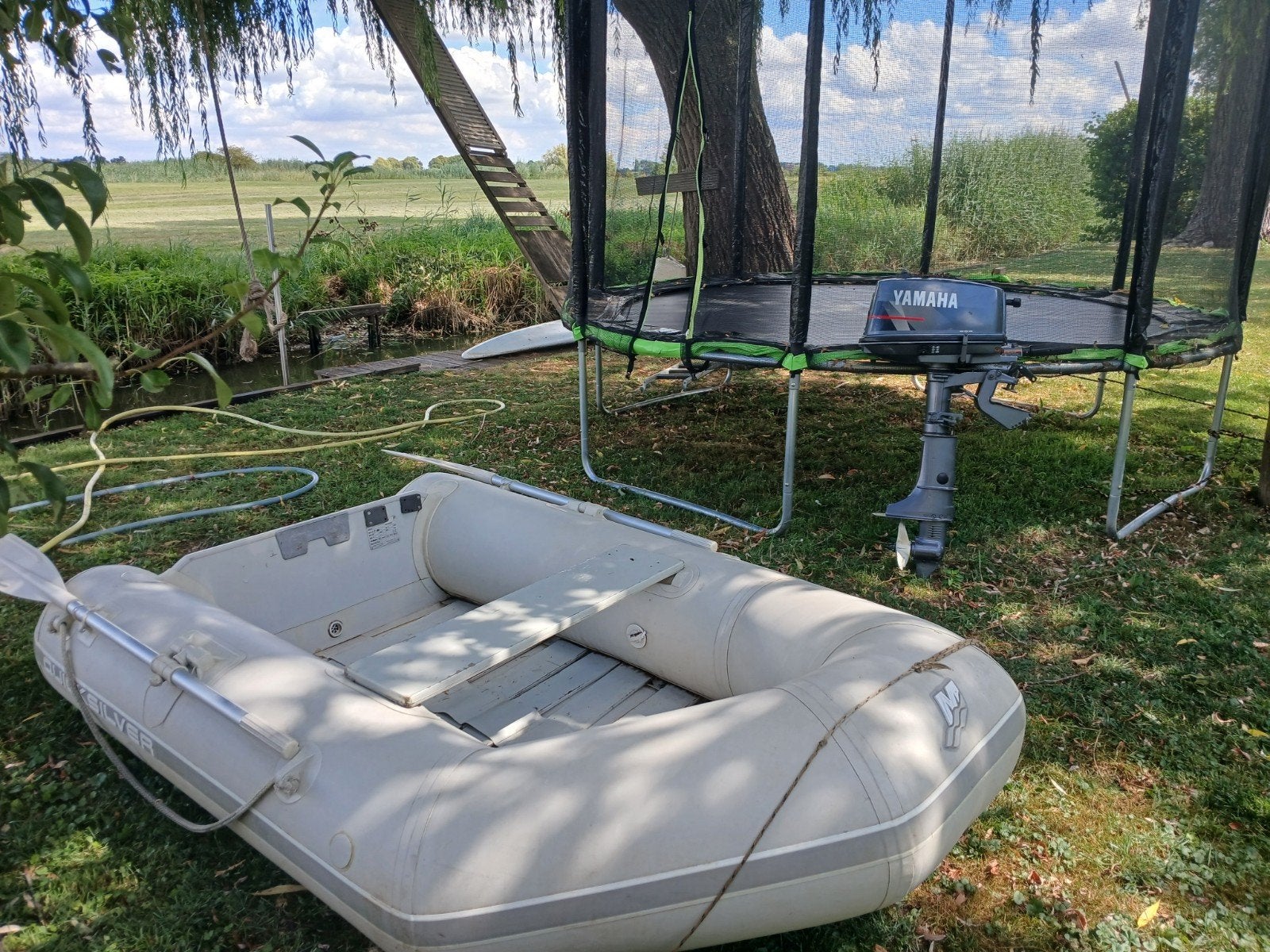 klein bootje met motor, Watersport en Boten, Ophalen, Motor en Techniek, Motorboot