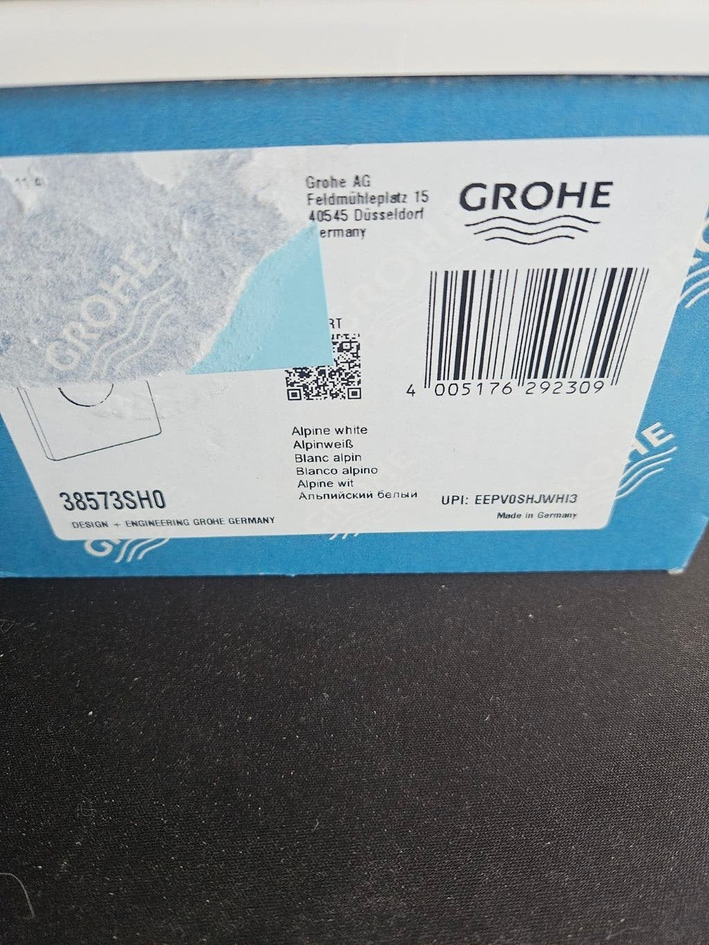 Grohe Skate Bedieningsplaat enkelspoeling wit nieuw in doos., Ophalen of Verzenden, Nieuw, Toilet