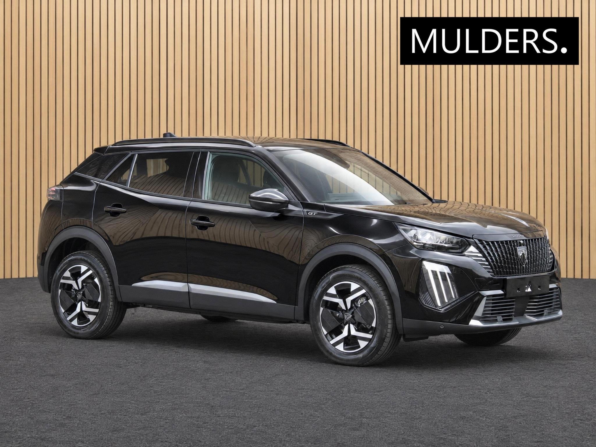 Peugeot 2008 1.2 Hybrid 145 GT VOORRAAD KORTING, Auto's, Euro 6, 1199 cc, Zwart, Origineel Nederlands