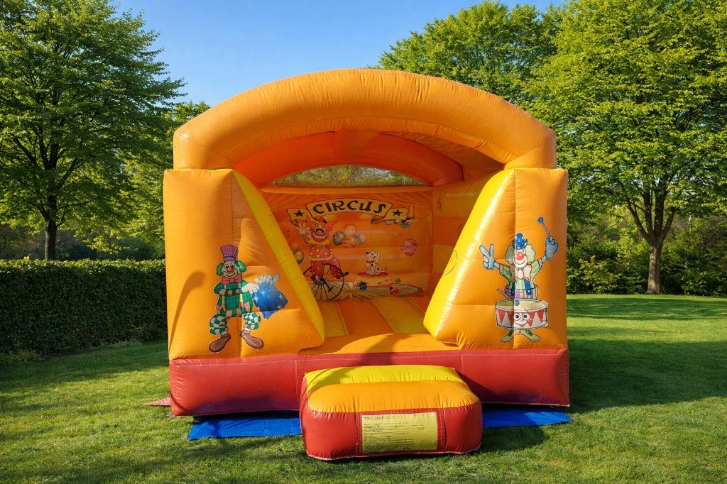 Te huur: springkussen 3x4m, Ophalen, Gebruikt