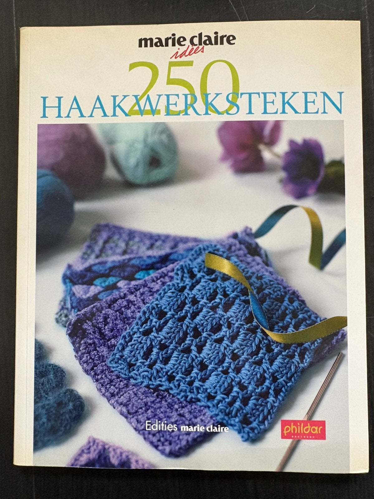 Marie Claire’s 250 haaksteken, Verzenden, Zo goed als nieuw, Haken, Patroon of Boek
