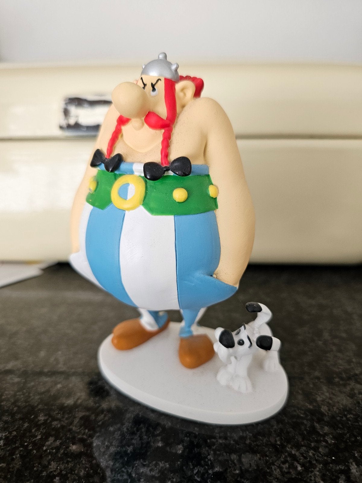 Obelix beeldje met Idefix - Collectoys Asterix, Ophalen, Zo goed als nieuw
