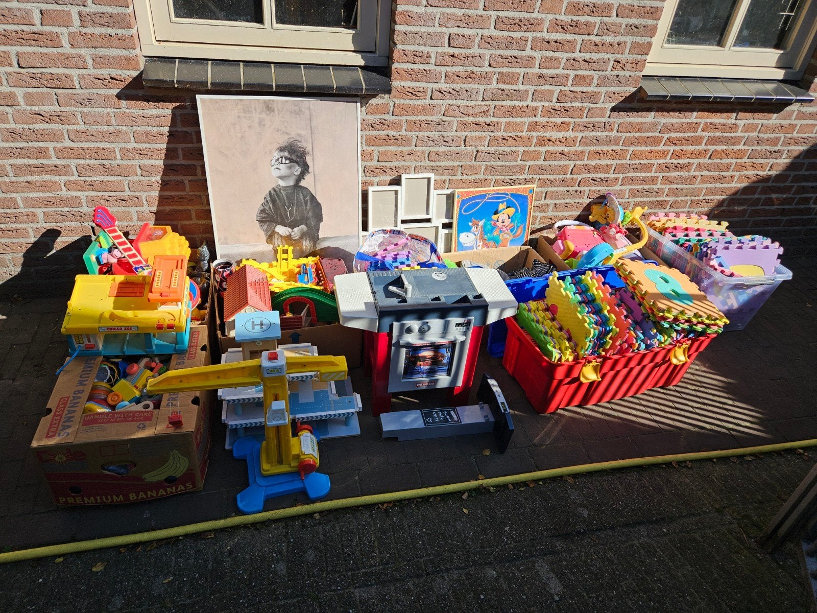 heel veel rommelmarktspullen, Ophalen, Gebruikt