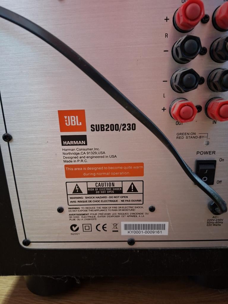 JBL SCS200.5 Home Cinema Systeem met subwoofer en stands, Audio, Tv en Foto, Overige merken, Gebruikt, 70 watt of meer, Ophalen of Verzenden