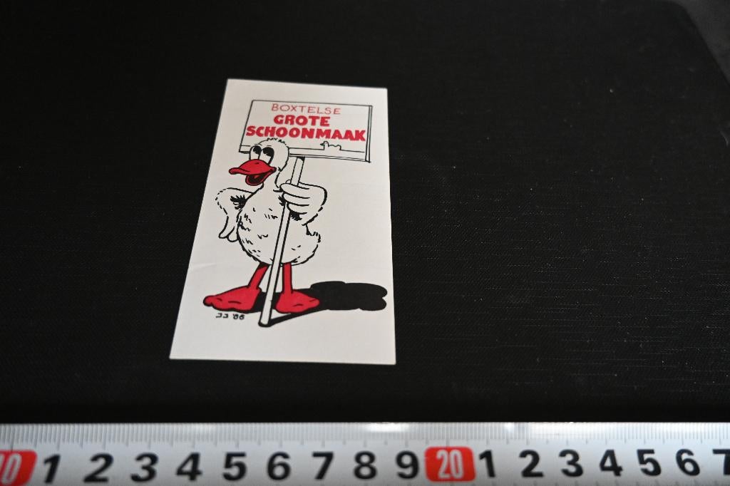 sticker Boxtel Boxtelse Grote schoonmaak, Ophalen, Zo goed als nieuw
